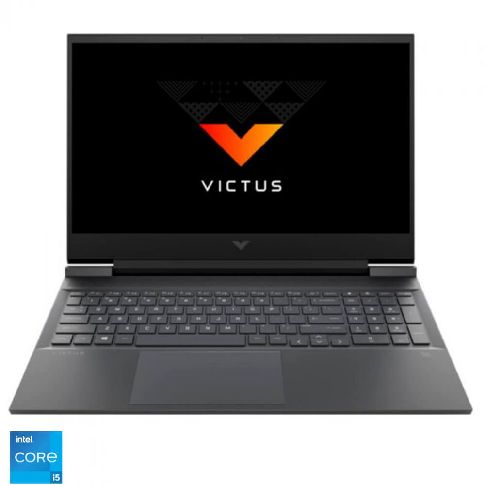 Laptop Gaming HP Victus 16-d1015nq, 16.1?, Full HD, Intel Core i5-12500H, 16GB RAM, 1TB SSD, NVIDIA GeForce RTX 3050 Ti, No OS, Mica Silver